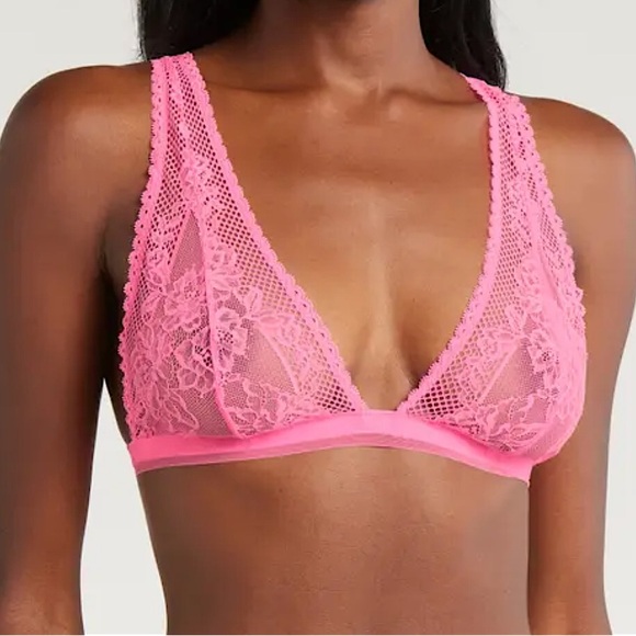 Aerie Crochet & Lace Sheer Bralette - Picture 1 of 5